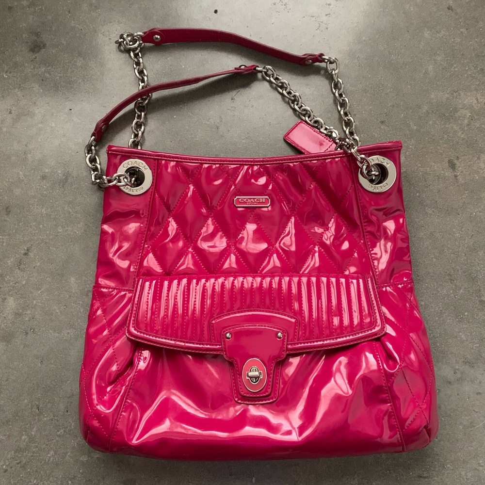 Patent Leather Coach Purse